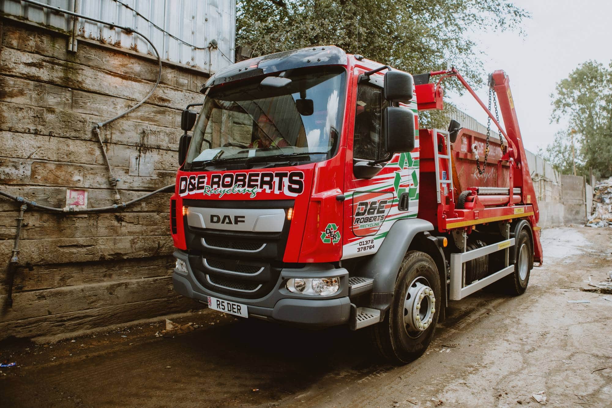 D-and-E-Roberts-skip-hire-large-van-